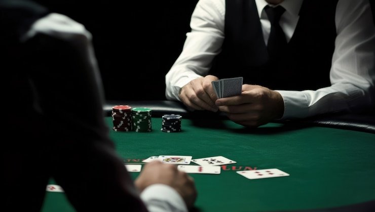 Mesin slot warna-warni dan permainan virtual sport dalam suasana hiburan dinamis